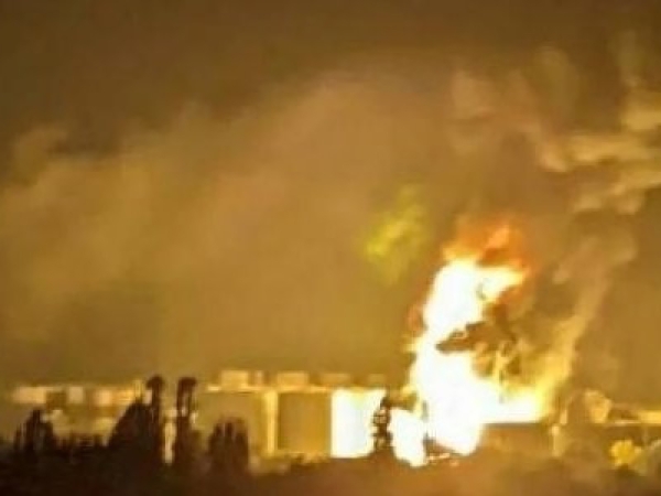 The Sun опубликовала видео ночной атаки 75 «Гераней» на Киев (ВИДЕО)